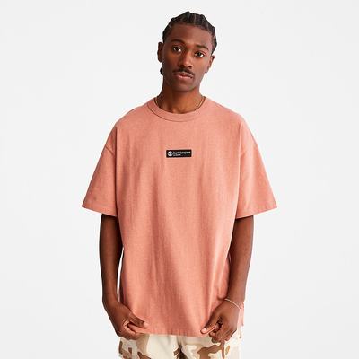 Pánské Tričko Timberland Earthkeepers® by Raeburn Archive Globe T-Shirt Oranžové | TI21703-601
