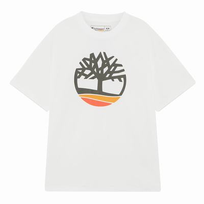 Pánské Tričko Timberland Earthkeepers® by Raeburn All Gender Logo T-Shirt Bílé | TI64829-170