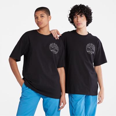 Pánské Tričko Timberland Graphic-Logo T-Shirt Černé | TI60132-629