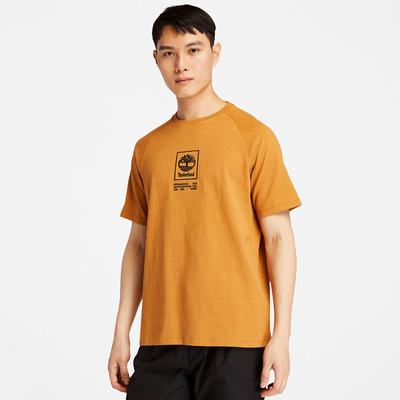 Pánské Tričko Timberland Heavyweight Logo T-Shirt Žluté | TI20467-619