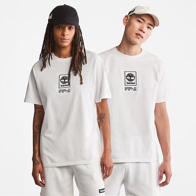 Pánské Tričko Timberland Heavyweight Logo T-Shirt Bílé | TI46210-315