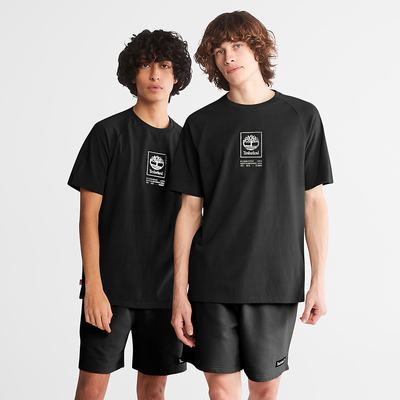Pánské Tričko Timberland Heavyweight Logo T-Shirt Černé | TI91872-530