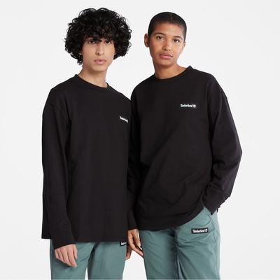 Pánské Tričko Timberland Heavyweight Long-Sleeve T-Shirt Černé | TI07643-709