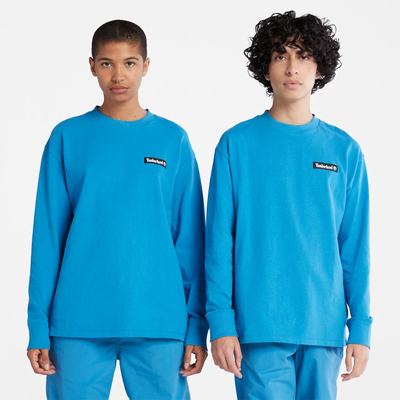 Pánské Tričko Timberland Heavyweight Long-Sleeve T-Shirt Světle Blankyt | TI10576-278