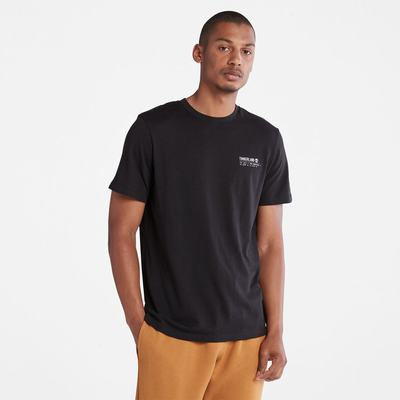Pánské Tričko Timberland Luxe Pohodlí Essentials Tencel™ x Refibra™ T-Shirt Černé | TI51837-180
