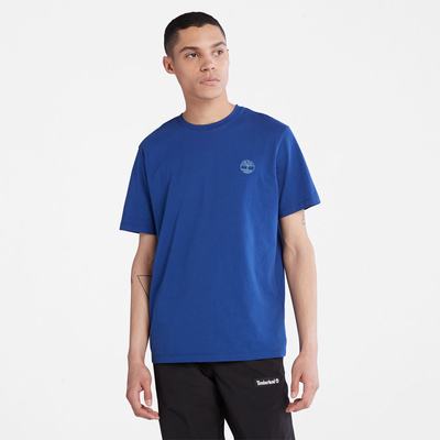 Pánské Tričko Timberland Multi-logo T-Shirt Tmavě Blankyt | TI05738-246