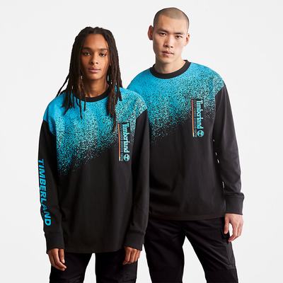 Pánské Tričko Timberland Outdoor Archive Long-sleeved Graphic T-Shirt Černé | TI91534-893