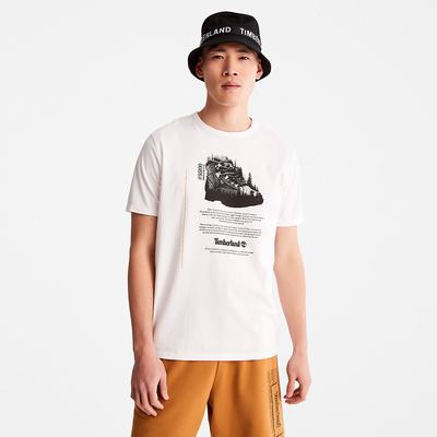 Pánské Tričko Timberland Outdoor Heritage Graphic T-Shirt Bílé | TI29483-054