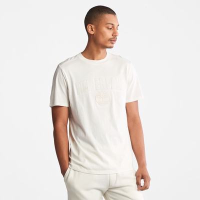 Pánské Tričko Timberland Outdoor Heritage EK+ Recycled-Bavlněné Graphic T-Shirt Bílé | TI91483-954