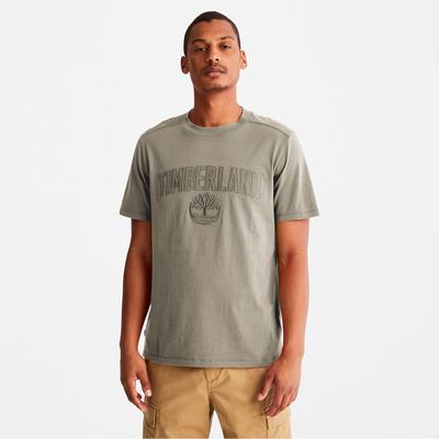 Pánské Tričko Timberland Outdoor Heritage EK+ Graphic T-Shirt Světle Šedé | TI95643-596