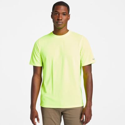 Pánské Tričko Timberland PRO® Wicking Good Krátké-Sleeve T-Shirt Žluté | TI24196-492