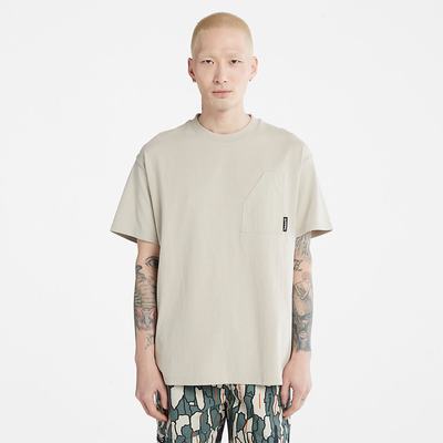 Pánské Tričko Timberland Progressive Utility Pocket T-Shirt Světle Šedé | TI36127-051
