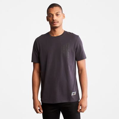 Pánské Tričko Timberland Progressive Utility Graphic T-Shirt Černé | TI86352-861