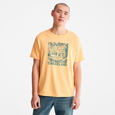 Pánské Tričko Timberland Refibra™ Graphic T-Shirt Oranžové | TI92105-841