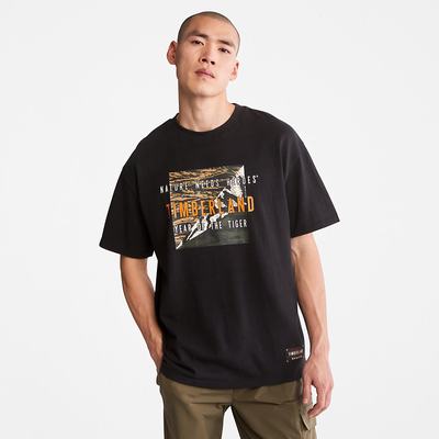 Pánské Tričko Timberland Year of the Tiger T-Shirt Černé | TI43207-964