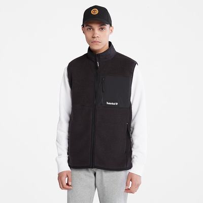 Pánské Vesty Timberland High-Pile Fleece Černé | TI12956-629