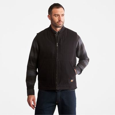 Pánské Vesty Timberland PRO® Gritman Podšité Platene Černé | TI82064-207