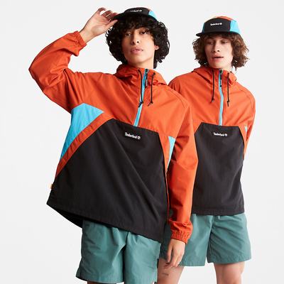 Pánské Větrovka Timberland DWR Zip-Neck Windbreaker Oranžové | TI53620-819