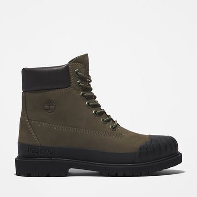 Pánské Zimní Boty Timberland Bee Line x Timberland® 6 Inch Rubber Špicí Tmavě Zelene Černé | TI58320-705