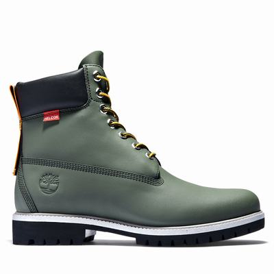 Pánské Zimní Boty Timberland Heritage 6 Inch Waterproof Zelene | TI13702-129