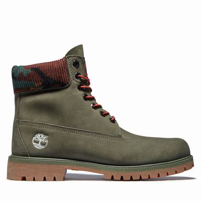Pánské Zimní Boty Timberland Heritage 6 Inch Winter Zelene | TI61504-162