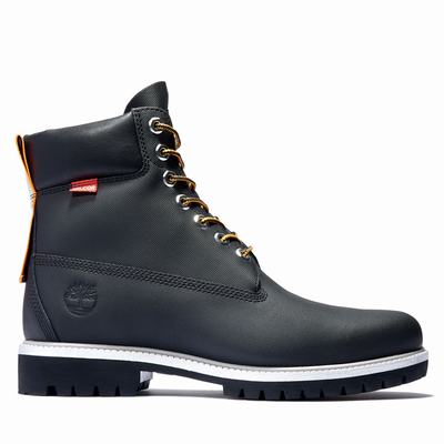 Pánské Zimní Boty Timberland Heritage 6 Inch Waterproof Černé | TI64813-678