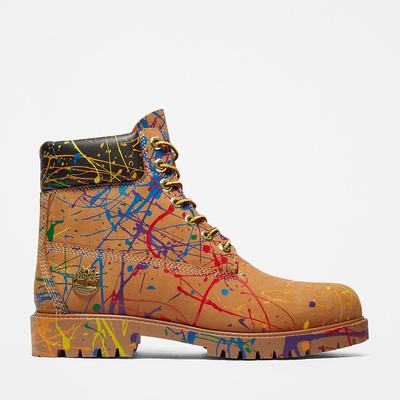 Pánské Zimní Boty Timberland Heritage Pride Month 6 Inch Hnědé | TI13294-315