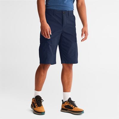 Pánské Šortky Timberland Poplin Cargo Tmavě Blankyt | TI34160-143