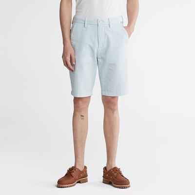 Pánské Šortky Timberland Seersucker Světle Blankyt | TI28960-542