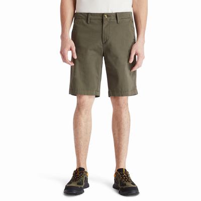 Pánské Šortky Timberland Squam Lake Chino Zelene | TI04139-512