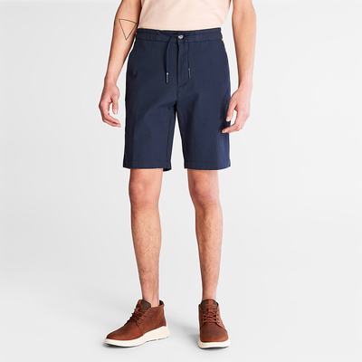 Pánské Šortky Timberland Squam Lake Seersucker Tmavě Blankyt | TI45903-914