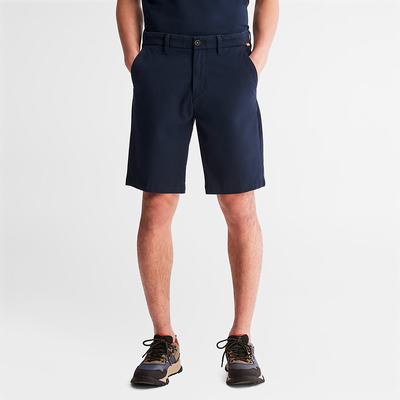Pánské Šortky Timberland Squam Lake Stretch Chino Tmavě Blankyt | TI45973-168