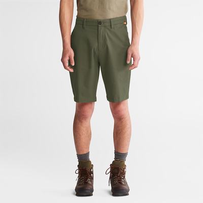 Pánské Šortky Timberland Squam Lake Stretch Chino Zelene | TI70812-821