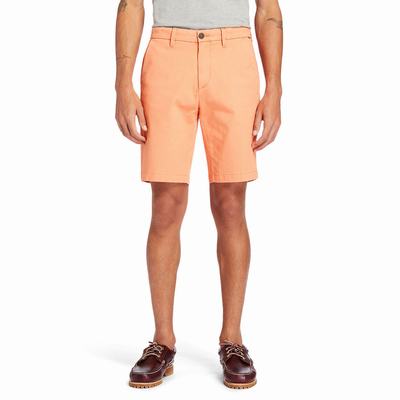 Pánské Šortky Timberland Squam Lake Stretch Chino Oranžové | TI81395-813