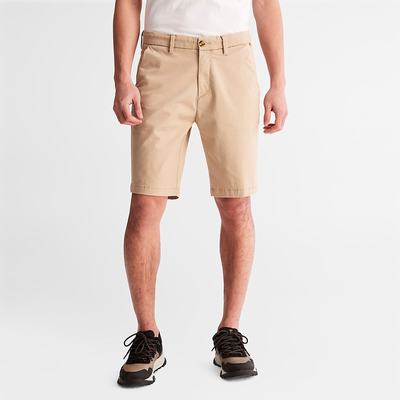 Pánské Šortky Timberland Squam Lake Stretch Chino Béžový | TI87534-195